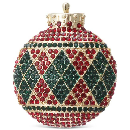 Best deal ๐ Charter Club Gold-Tone Red & Green Pavรฉ Ornament Pin, Created For Macy's โจ