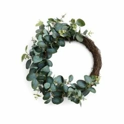 Cheapest ✨ Charter Club Artificial Eucalyptus Wreath, Created For Macy's Green 👍