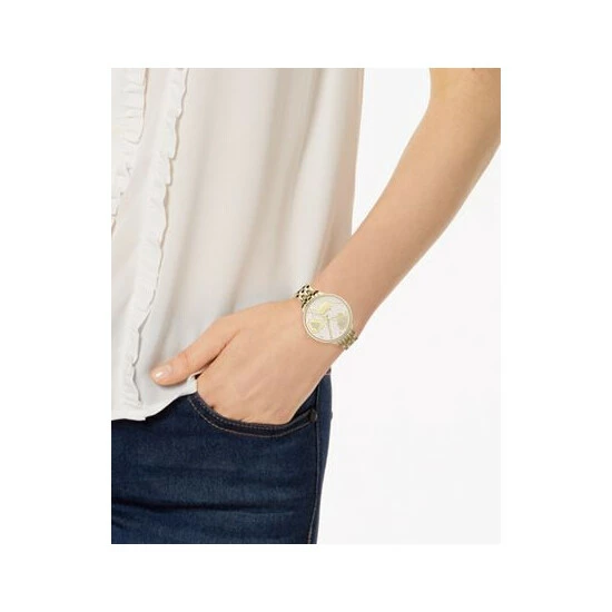 Best reviews of 🔔 Charter Club 👩 Women's Gold-Tone Mixed Metal Flower Face Bracelet ⌚ Watch, 36mm, Created For Macy's 🤩 - Image 2