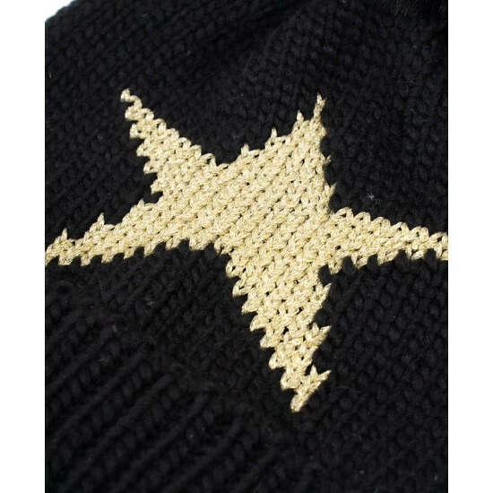 Top 10 ✔️ Charter Club 2-Pc. Mini & Me Matching Star Pom Pom Beanie Set, Created For Macy's Black 🛒 - Image 4