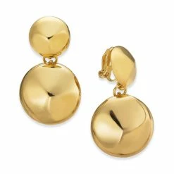 Cheap 🥰 Charter Club Polished Ball Drop Clip-On Earrings, Created For Macy's Gold 🥰