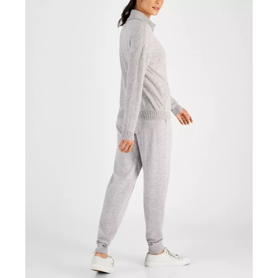 Hot Sale 🌟 Charter Club 👩 Women's Open-Front Dot Cardigan, Created For Macy's Grey Slate Heather ❤️