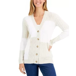 Hot Sale ✔️ Charter Club 👩 Women's Pearl Cashmere Cardigan, Created For Macy's Calypso Red 💯