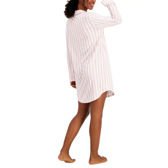 Cheapest 🌟 Charter Club Sueded Super Soft Knit Sleepshirt Nightgown, Created For Macy's 🍬 Candy Red 🤩 - Image 4