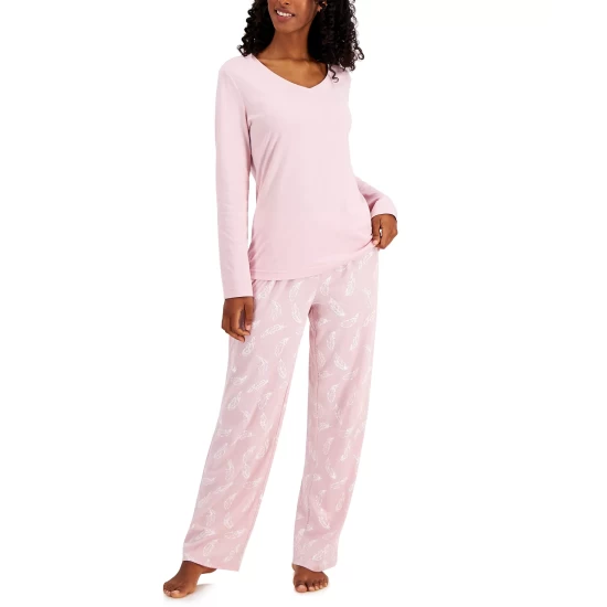 Budget 🌟 Charter Club Cotton Pajama Set, Created For Macy's Grey Reindeer 🤩 - Image 5