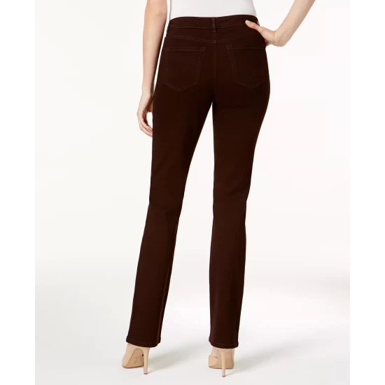 Wholesale 💯 Charter Club 👩 Women's Lexington Tummy Control Straight-Leg 👖 Jeans, Created For Macy's Bright White 🎁 - Image 8