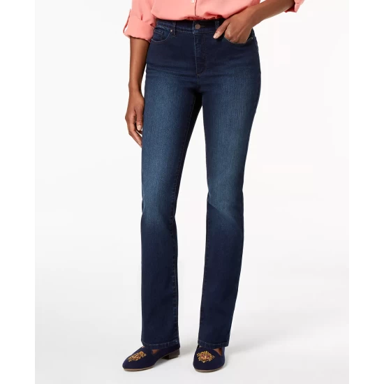 Wholesale 💯 Charter Club 👩 Women's Lexington Tummy Control Straight-Leg 👖 Jeans, Created For Macy's Bright White 🎁 - Image 11