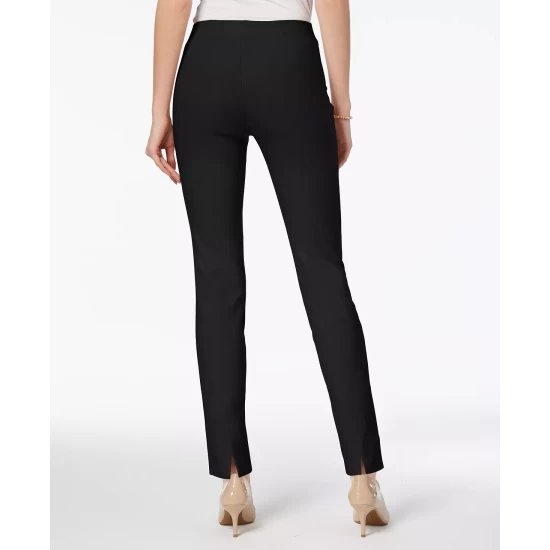 Outlet 🔥 Charter Club Tummy Control Ankle Pants, Created For Macy's Deep Black 🎉 - Image 3