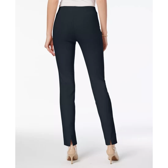 Outlet 🔥 Charter Club Tummy Control Ankle Pants, Created For Macy's Deep Black 🎉 - Image 5