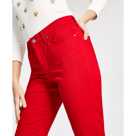 Wholesale 💯 Charter Club 👩 Women's Lexington Tummy Control Straight-Leg 👖 Jeans, Created For Macy's Bright White 🎁 - Image 13