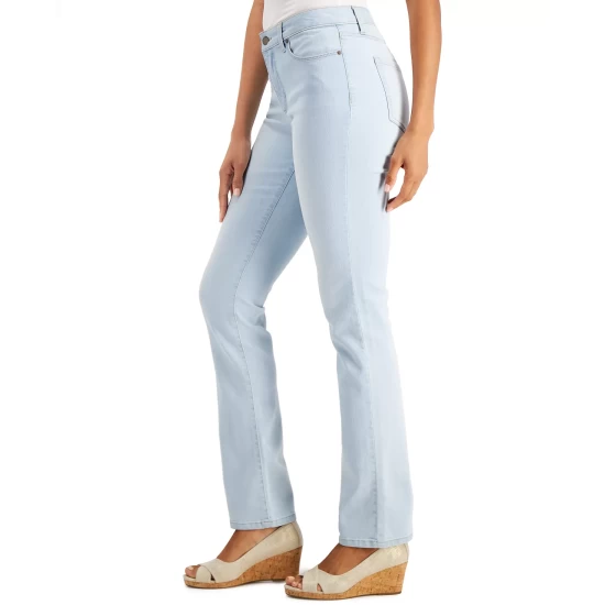 Wholesale 💯 Charter Club 👩 Women's Lexington Tummy Control Straight-Leg 👖 Jeans, Created For Macy's Bright White 🎁 - Image 19