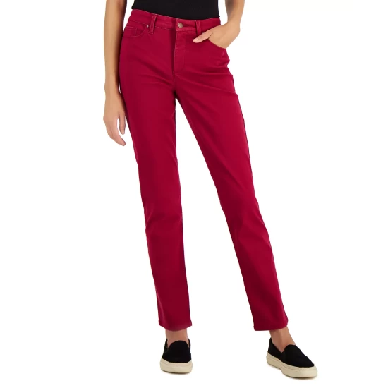 Wholesale 💯 Charter Club 👩 Women's Lexington Tummy Control Straight-Leg 👖 Jeans, Created For Macy's Bright White 🎁 - Image 25