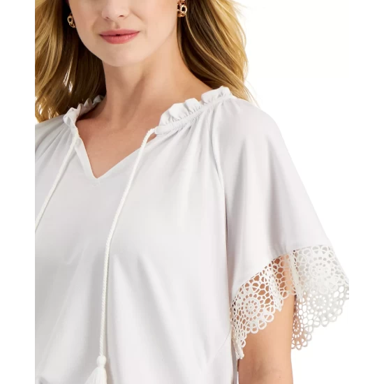 Flash Sale ๐งจ Charter Club Cashmere Mock-Neck Midi ๐ Dress, Created For Macy's Magenta Bloom Heather ๐ - Image 2