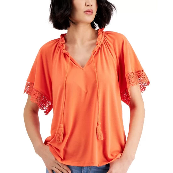 Flash Sale ๐งจ Charter Club Cashmere Mock-Neck Midi ๐ Dress, Created For Macy's Magenta Bloom Heather ๐ - Image 5