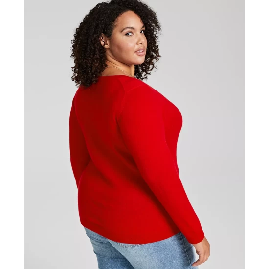 Budget 👏 Charter Club 👩 Women's Paisley-Print Lace Top, Created For Macy's Ravishing Red Combo ⌛ - Image 2