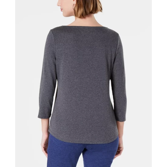 Coupon 👍 Charter Club Cubic Zirconia And Imitation Pearl Lariat Necklace & Drop Earrings Boxed Set, Created For Macy's Silver ❤️ - Image 2