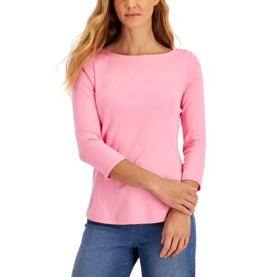 Coupon 👍 Charter Club Cubic Zirconia And Imitation Pearl Lariat Necklace & Drop Earrings Boxed Set, Created For Macy's Silver ❤️ - Image 4