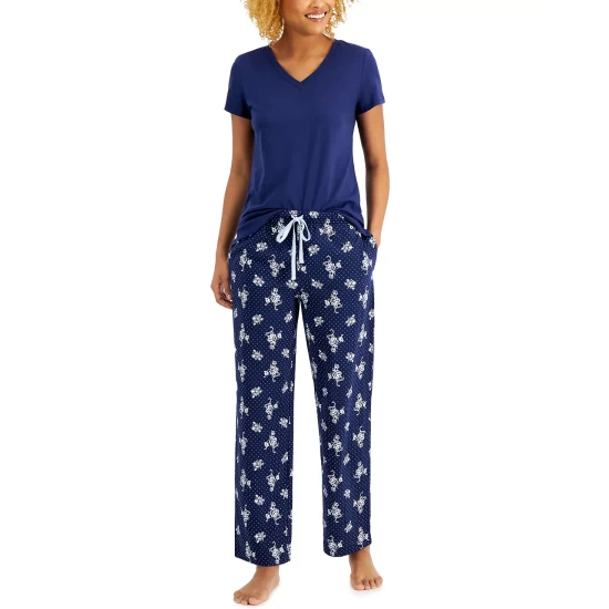 Brand new 🔥 Charter Club Petite Floral Argyle Crewneck Cardigan, Created For Macy's Cloud 😉 - Image 2