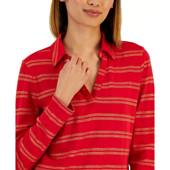 Budget 😀 Charter Club Rose Gold-Tone Crystal Flower Bangle Bracelet, Created For Macy's 🥰 - Image 2