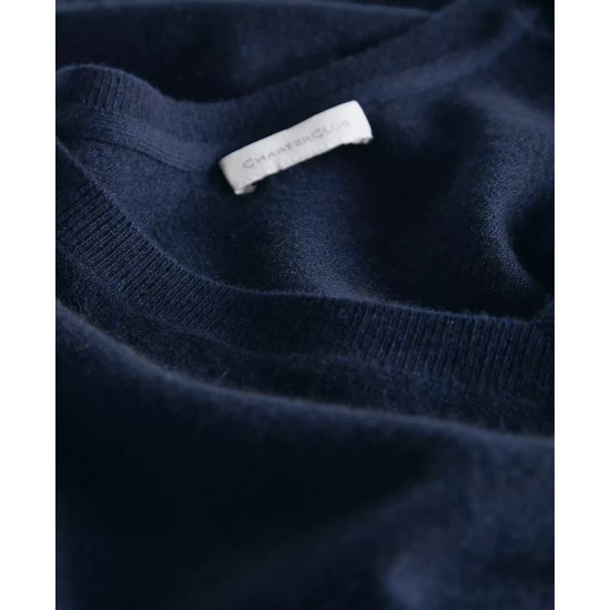 Cheap 🤩 Charter Club Plus Size Cashmere Wool Blend V-Neck Sweater, Created For Macy's Admiral Navy 🎁 - Image 5