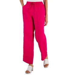 Discount โ๏ธ Charter Club Petite Cotton Plaid Turtleneck Top, Created For Macy's Deep Black Combo ๐งจ