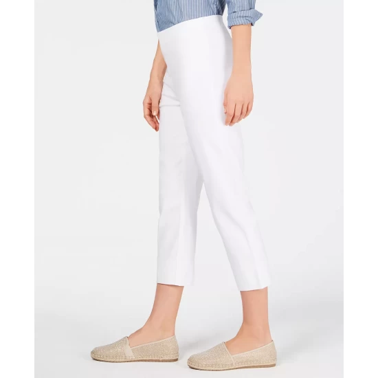 Discount ✨ Charter Club Chelsea Pull-On Tummy-Control Capris, Created For Macy's Deep Black ✔️ - Image 4