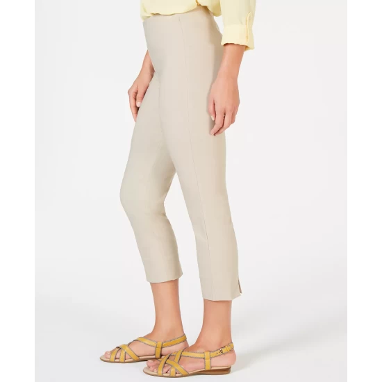 Discount ✨ Charter Club Chelsea Pull-On Tummy-Control Capris, Created For Macy's Deep Black ✔️ - Image 6