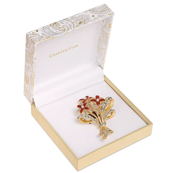 Brand new 🌟 Charter Club Petite Jungle Ditsy V-Neck Top, Created For Macy's Light Pool Blue Combo 🔔 - Image 2