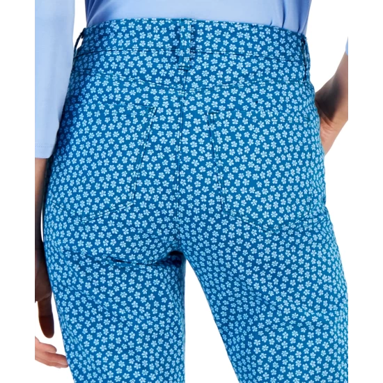 Best Pirce 🎁 Charter Club 👩 Women's Loretta Lexington 👖 Jeans, Created For Macy's Electric Teal 🎁 - Image 8