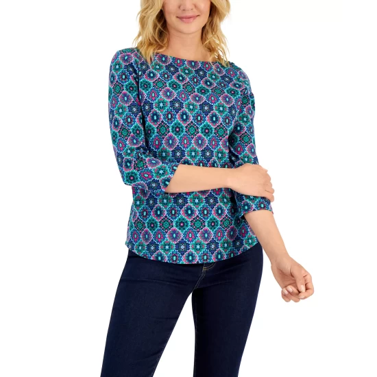 Coupon ✨ Charter Club The Everyday Cotton Plus Size Sleep 👕 Shirt, Created For Macy's Vineyard 👍