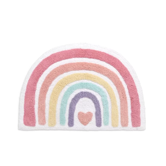 Promo 🌟 Charter Club Kids Rainbow Bath Rug, 22 X 36, Created For Macy's White ❤️ - Image 2
